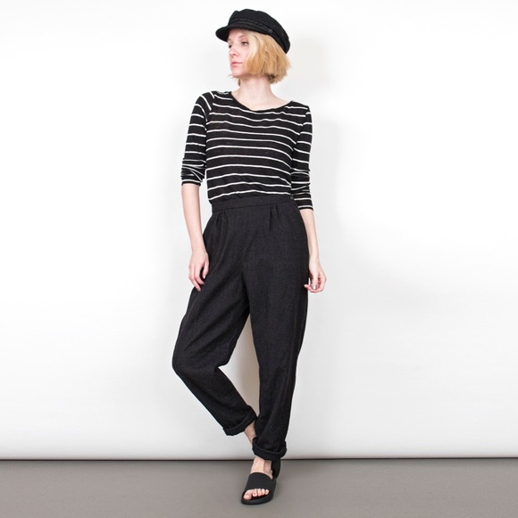 high waisted 80s pants